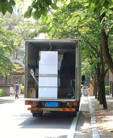 가전제품운송-리프트차량으로 안전하게